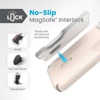 Speck Presidio2 Grip ClickLock & MagSafe - Etui iPhone 16e / iPhone 15 / iPhone 14 / iPhone 13 (Bleached Bone / Heirloom Gold / Hazel Brown)