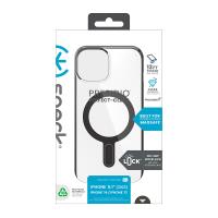 Speck Presidio Perfect-Clear ClickLock & MagSafe - Etui iPhone 16e / iPhone 15 / iPhone 14 / iPhone 13 (Clear / Frosted Black / Slate Grey)