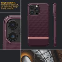 Spigen Caseology Parallax Mag MagSafe - Etui do iPhone 15 Pro (Burgundy)