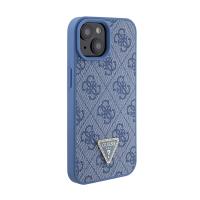 Guess Crossbody 4G Metal Logo - Etui iPhone 15 (niebieski)
