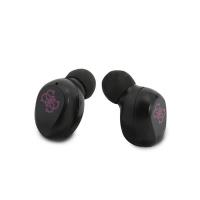 Guess True Wireless Earphones BT5.0 5H - Słuchawki TWS + etui ładujące (magenta)