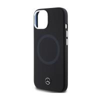 Mercedes Silicone Bicolor MagSafe - Etui iPhone 15 (czarny)