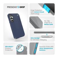 Speck Presidio2 Grip - Etui Samsung Galaxy S23 FE (Coastal Blue/Black/White)