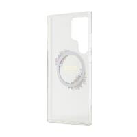 Guess IML Flowers Wreath MagSafe - Etui Samsung Galaxy S24 Ultra (przezroczysty)