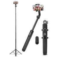 Spigen S560W Bluetooth Selfie Stick Tripod - Statyw na smartfon / uchwyt selfie stick (Czarny)