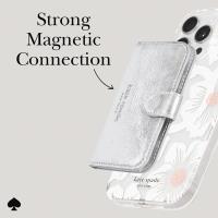 Kate Spade New York Morgan MagSafe Wallet - Portfel magnetyczny (Metallic Silver)