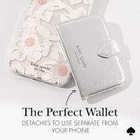 Kate Spade New York Morgan MagSafe Wallet - Portfel magnetyczny (Metallic Silver)