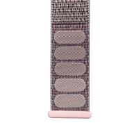Crong Nylon - Pasek sportowy do Apple Watch 38/40/41/42 mm (Light Pink)