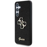 Guess Fixed Glitter Big 4G Metal Logo - Etui do Samsung Galaxy S25+ (czarny)