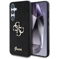 Guess Fixed Glitter Big 4G Metal Logo - Etui do Samsung Galaxy S25 (czarny) Guess Fixed Glitter Big 4G Metal Logo - Etui do Samsung Galaxy S25 (czarny)