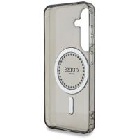 Guess Rhinestones Printed Classic Logo MagSafe - Etui do Samsung Galaxy S25 (czarny)