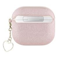 Guess Metallic Script Charm - Etui AirPods 4 (różowy)