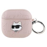 Karl Lagerfeld Monogram Choupette Head - Etui AirPods 4 (różowy) Karl Lagerfeld Monogram Choupette Head - Etui AirPods 4 (różowy)