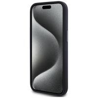 Karl Lagerfeld Silicone Shadow Metal Initial MagSafe - Etui do iPhone 15 (czarny)