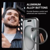 Crong Clear MAG Pro - Etui iPhone 15 MagSafe (czarny)