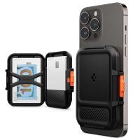 Spigen Lock Fit MagSafe - Portfel magnetyczny (Black)