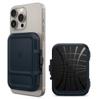 Spigen Lock Fit MagSafe - Portfel magnetyczny (Metal Slate)
