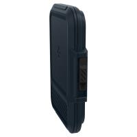 Spigen Lock Fit MagSafe - Portfel magnetyczny (Metal Slate)