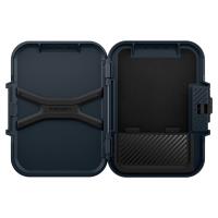 Spigen Lock Fit MagSafe - Portfel magnetyczny (Metal Slate)