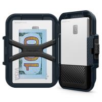 Spigen Lock Fit MagSafe - Portfel magnetyczny (Metal Slate)