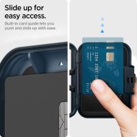 Spigen Lock Fit MagSafe - Portfel magnetyczny (Metal Slate)