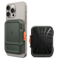 Spigen Lock Fit MagSafe - Portfel magnetyczny (Military Green)