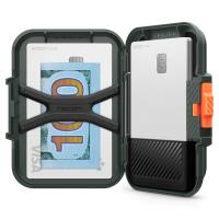 Spigen Lock Fit MagSafe - Portfel magnetyczny (Military Green)