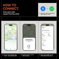 Spigen TagMe Bluetooth Tracker - Lokalizator do kluczy, plecaka, torby Apple Find My (Czarny)