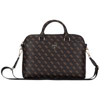 Guess New 4G Zipper Pocket Triangle Logo - Torba na notebooka 15" (czarny) Guess New 4G Zipper Pocket Triangle Logo - Torba na notebooka 15" (czarny)
