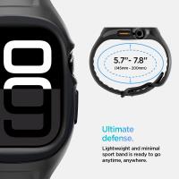 Spigen Liquid Air Pro - Pasek z obudową do Apple Watch 10 46 mm (Matte Black)