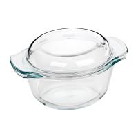 Küchenprofi Elsass - Naczynie żaroodporne ze szkła borokrzemowego z pokrywką 1,4 l 18×11,5 cm