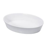 Küchenprofi Burgund - Brytfanna porcelanowa / naczynie do zapiekania owalne 30×20×6 cm