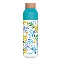 Quokka Ice - Butelka na wodę ecozen 840 ml (Watercolor Leaves)