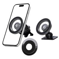 Spigen MFT13 Magnetic Dashboard & Vent Car Mount - Magnetyczny uchwyt samochodowy MagSafe (Srebrny) Spigen MFT13 Magnetic Dashboard & Vent Car Mount - Magnetyczny uchwyt samochodowy MagSafe (Srebrny)