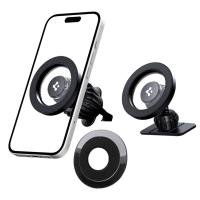Spigen MFT13 Magnetic Dashboard & Vent Car Mount - Magnetyczny uchwyt samochodowy MagSafe (Czarny) Spigen MFT13 Magnetic Dashboard & Vent Car Mount - Magnetyczny uchwyt samochodowy MagSafe (Czarny)