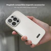 Moshi Napa MagSafe - Skórzane etui iPhone 15 Pro Max (Woodsmoke Brown)