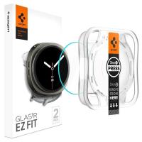 Spigen GLAS.TR EZ FIT 2-Pack - Szkło hartowane do Samsung Galaxy Watch 8 44 mm (2 szt)