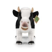 Rappa - Pluszowa realistyczna maskotka Krowa 35 cm Eco-Friendly