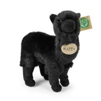 Rappa - Pluszowa realistyczna maskotka Lama czarna 23 cm Eco-Friendly