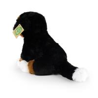 Rappa - Pluszowa realistyczna maskotka Berneński Pies Pasterski siedzący 23 cm Eco-Friendly Soft Collection