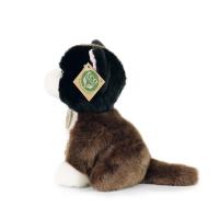 Rappa - Pluszowa realistyczna maskotka Kot trójkolorowy siedzący 18 cm Eco-Friendly