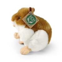 Rappa - Pluszowa realistyczna maskotka Chomik siedzący 13 cm Eco-Friendly