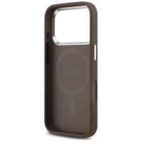 Guess 4G Triangle Logo MagSafe - Etui iPhone 17 Pro (brązowy)