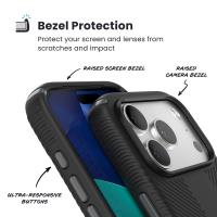 Speck Presidio2 Grip MagSafe - Etui iPhone 17 Pro (Black / Slate Grey / White)