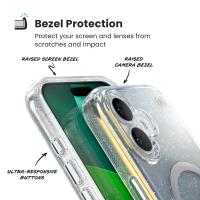 Speck Presidio Lux MagSafe - Etui iPhone 17 (Hyper Mirror Glitter / Silver Metallic)