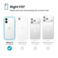Speck Presidio Lux MagSafe - Etui iPhone 17 (Hyper Mirror Glitter / Silver Metallic)