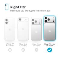Speck Presidio2 Grip ClickLock & MagSafe - Etui iPhone 17 Pro Max (Black / Slate Grey / White)