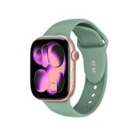 Crong Liquid - Pasek do Apple Watch 38/40/41/42mm (szałwiowy)