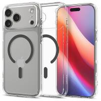 Spigen Ultra Hybrid Mag MagSafe - Etui do iPhone 17 Pro Max (Clear/Graphite) Spigen Ultra Hybrid Mag MagSafe - Etui do iPhone 17 Pro Max (Clear/Graphite)