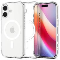 Spigen Ultra Hybrid Mag MagSafe - Etui do iPhone 17 (Clear/White) Spigen Ultra Hybrid Mag MagSafe - Etui do iPhone 17 (Clear/White)
